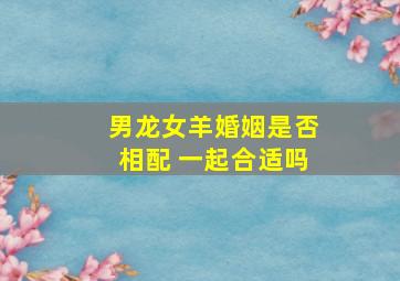 男龙女羊婚姻是否相配 一起合适吗